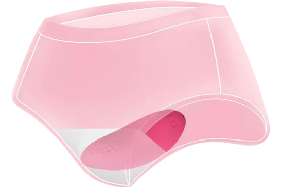 Kite panty vibrator paired with a specially designed panty that features a pocket to securely hold the Kite in place, ensuring precise stimulation of sensitive areas while worn discreetly.