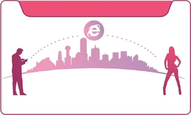 Illustration showing unlimited remote control distance of Enjox Kite smart toys over the Internet.