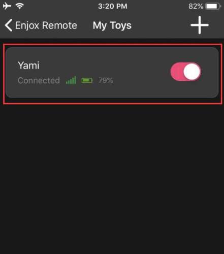 Enjox Yami Pairing with APP Step 3