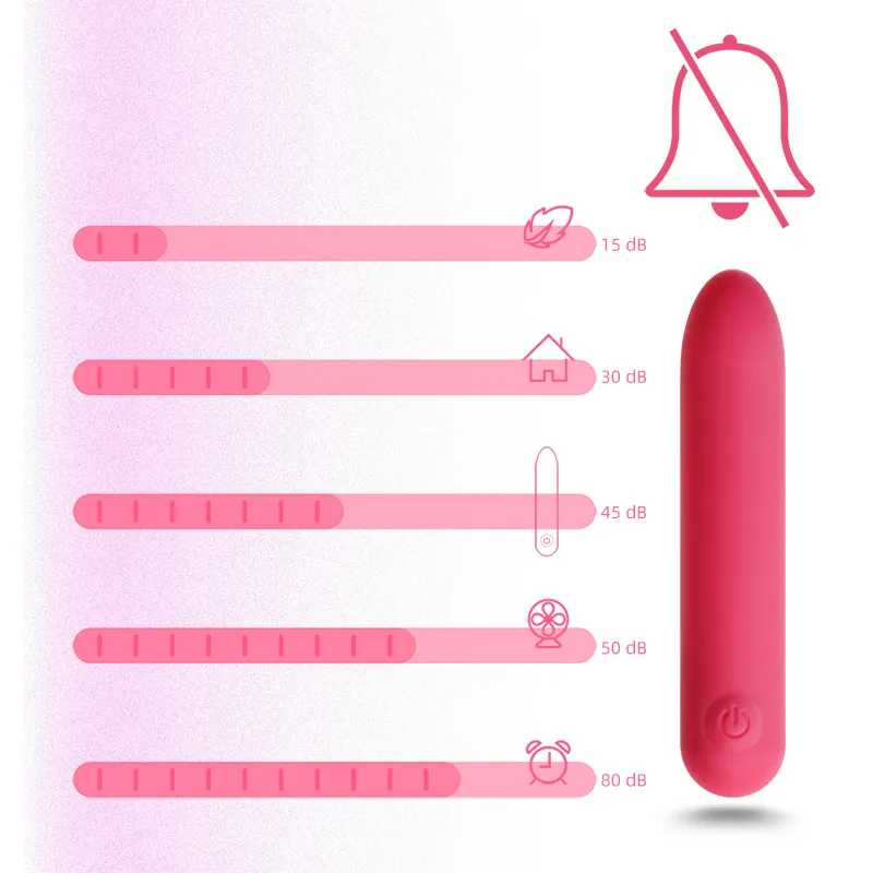 Mash bullet vibrator noise level comparison under 45 decibels