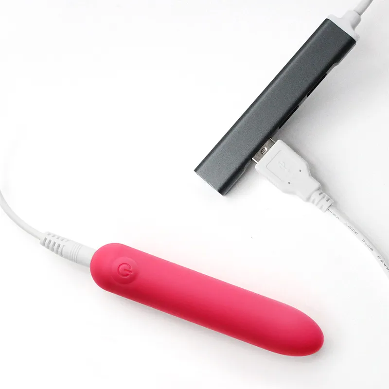 Mash rechargeable bullet vibrator with USB charging cable